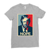 Nope Ladies Fitted T-Shirt