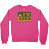 caution skinhead, ideal birthday gift or present Crewneck Sweatshirt