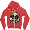 hop hop bear Zipper Hoodie
