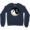 yin yang smiley Crewneck Sweatshirt