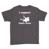 i support single moms Youth Tee