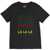 deck the halls and do some burpees V-Neck Tee