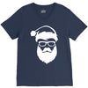 santa hipster V-Neck Tee