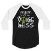 vegan for the voiceless 3/4 Sleeve Shirt