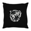 orca storm Throw Pillow