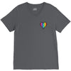 Love Is Love Lgbt Rainbow Heart V-Neck Tee