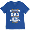 Super Cool Dad Of A Freaking Awesome Nurse V-Neck Tee