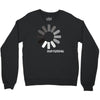 buffering  funny retro loading computer console fashion party Crewneck Sweatshirt