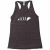 'evolution motorcycle' funny Racerback Tank