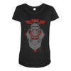 fullmetal stencil Maternity Scoop Neck T-shirt