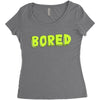 bored Women's Triblend Scoop T-shirt