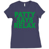 patty says relax Ladies Fitted T-Shirt