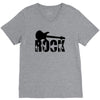 rock t shirt rock music guitar tshirt shirt ladies tee woman top,, V-Neck Tee