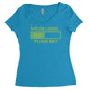 sarcasm loading funny computer tech gee Women's Triblend Scoop T-shirt