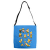 patriotic partying Adjustable Strap Totes