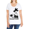 Goku Training T-Shirt Ladies Curvy T-Shirt