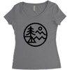 camp bold (for light) Women's Triblend Scoop T-shirt