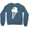 ice cream cone funny Crewneck Sweatshirt