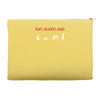 eat, sleep &amp; train triathlon sports, gym, athletic Accessory Pouches