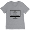 keep calm and watch gilmore girls V-Neck Tee