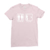 fishing   problem solved mens funny Ladies Fitted T-Shirt