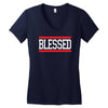 blessed Women's V-Neck T-Shirt