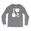 i love house music dj baseball Long Sleeve Shirts