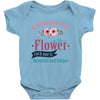 Girl Like A Flowers Baby Bodysuit