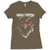 ghose face halloween Ladies Fitted T-Shirt