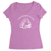 i have the body of a god funny buddha budda banter fat food Women's Triblend Scoop T-shirt