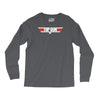 top gun logo cool retro Long Sleeve Shirts