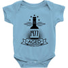 limited edition 1977 aged perfection Baby Bodysuit