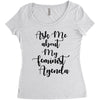 Women, love, Rights, Feminism, Feminist, Female, Funny, Woman, Girl Po Women's Triblend Scoop T-shirt