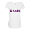 goats Maternity Scoop Neck T-shirt