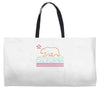neon sign california Weekender Totes