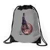 penny farthing Drawstring Bags