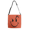 evil acid house smiley smily face mens t shirt Adjustable Strap Totes
