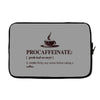 Procaffeinate Noun Laptop sleeve