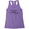 Flee You Idiot Racerback Tank