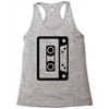 retro cassette Racerback Tank