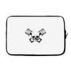 skull pisto Laptop sleeve
