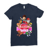 paw patrol birthday girl grandpa Ladies Fitted T-Shirt