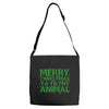 merry christmas ya filthy animal Adjustable Strap Totes