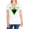BACK TO DOWN Ladies Curvy T-Shirt