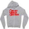funny  wtf, ideal birthday present or gift Zipper Hoodie