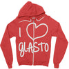 i love glasto (2) Zipper Hoodie