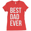 best dad ever Ladies Fitted T-Shirt