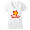 power up Women's V-Neck T-Shirt