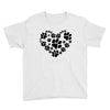 cat love paw Youth Tee