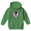white and black Youth Hoodie